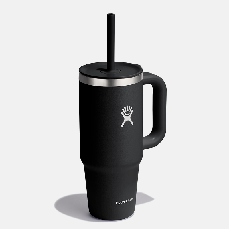 24oz All Around Travel Tumbler כוס שתיה עם ידית צד וקש image number null